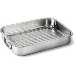 Stainless steel roaster with napoleon separator