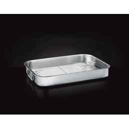 Nerūdijančio plieno keptuvė su Napoleono separatoriumi