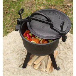 Ketaus katilas 4 l medžioklinis ketaus puodas