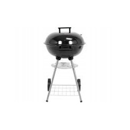 Grilis anglimis su dangteliu, 41 cm grotelėmis