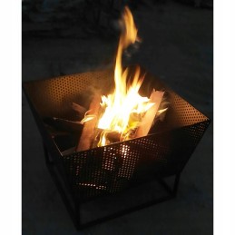 Židinys, sodo laužavietė, grilis, grotelės, 45x45cm