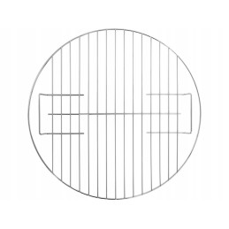 Grilis anglimis su dangteliu, 41 cm grotelėmis