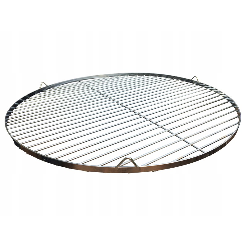 Chromuotos grotelės sodo trikojo kepsninei, skersmuo 60