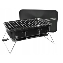 Anglies grilis nešiojamas grilio lagaminas iškylos stovyklavietės grilis sulankstomas