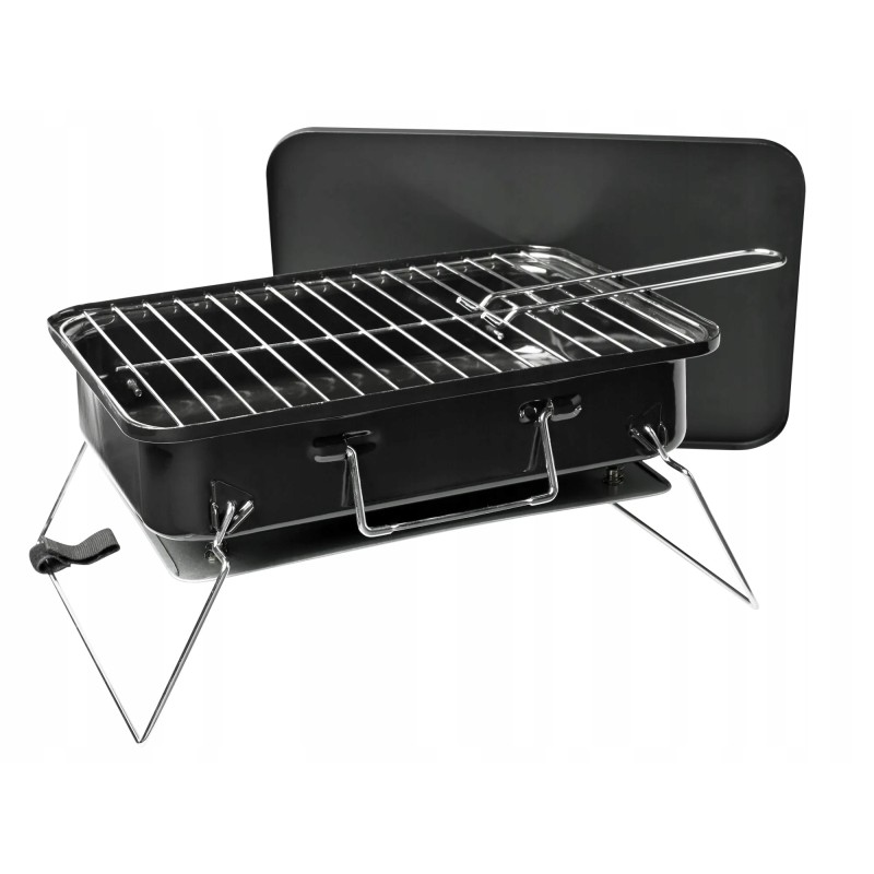 Anglies grilis nešiojamas grilio lagaminas iškylos stovyklavietės grilis sulankstomas
