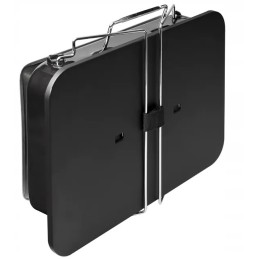 Anglies grilis nešiojamas grilio lagaminas iškylos stovyklavietės grilis sulankstomas