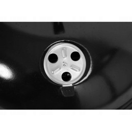 Apvalios sodo anglies kepsninės su dangteliu, grotelėmis, 41 cm