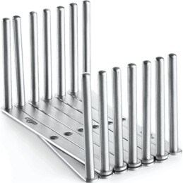 „Napoleon“ ištraukiamas stelažas briaunoms, nerūdijantis plienas, 56012