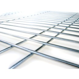 Grotelės griliui statyti 54x34 - skersmuo 4mm - chromuotos su pakura / pelenų keptuvė