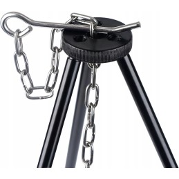 Stovyklavietės trikojis gaminimui ant laužo