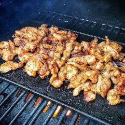 Ketaus dvipusė kepsninės plokštė 2in1 51x23cm BBQ