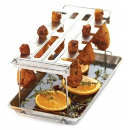 Blauzdelių kabykla su kepimo skarda