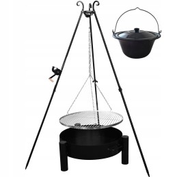 10l vengriškas katilas sodo laužo griliui