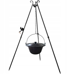 Vengriškas puodinis virdulys 10l trikojo griliui