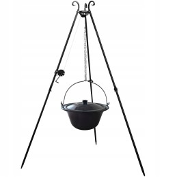 Vengriškas puodinis virdulys 10l trikojo griliui