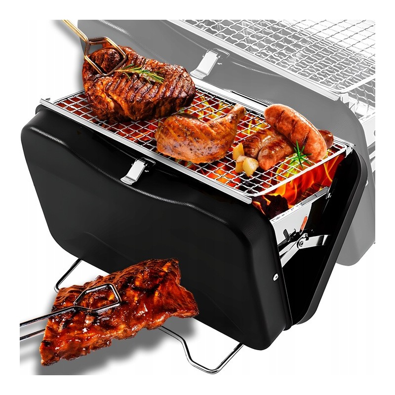 ⭐turistinė kepsninė, anglių dėžė, sulankstoma lagamine⭐