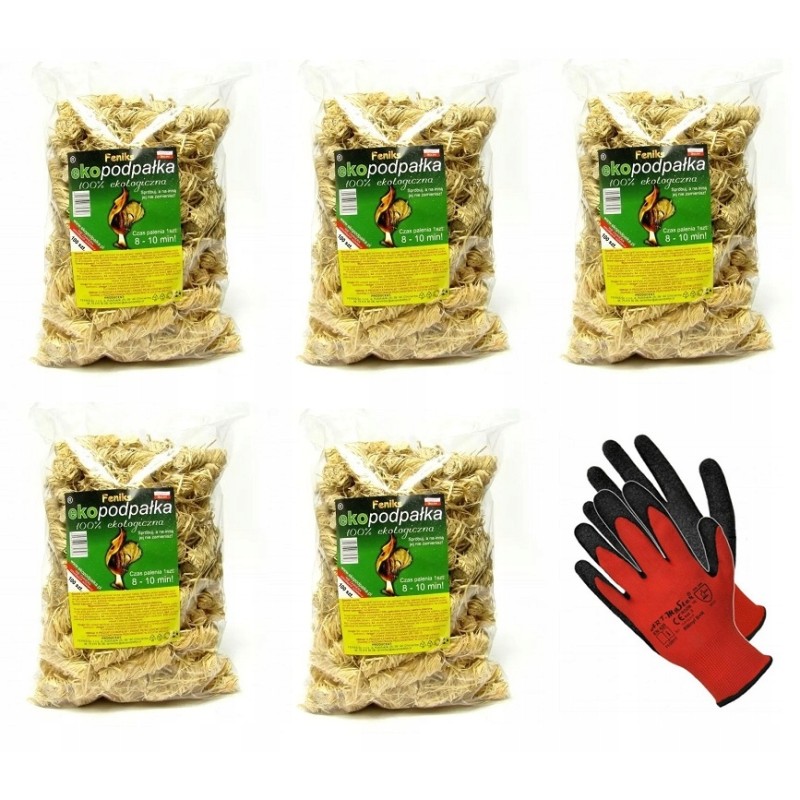 Feniks eco-lighter 5kg + lateksinės darbo pirštinės 10 dydis 1 pora