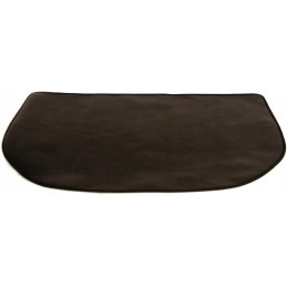 Texfire - liesmu slāpējošs noapaļots paklājs (80x50 cm), ugunsdrošs paklājiņš kamīna kurtuvei, radiatori, kamīns. ugunsdrošs pak
