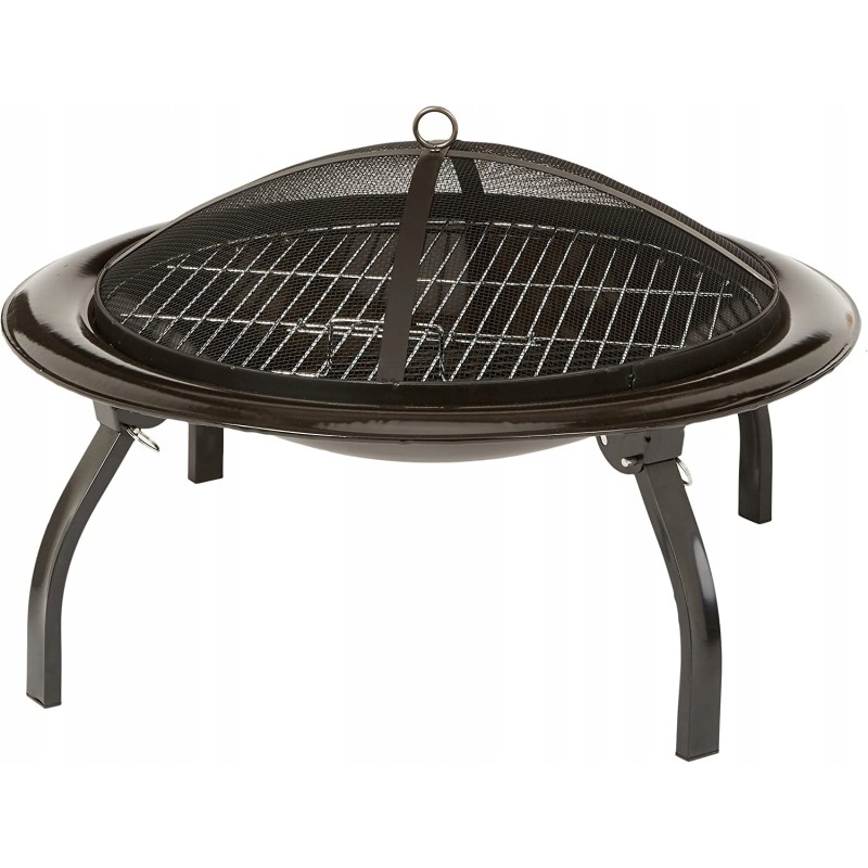 Nešiojama sulankstoma grilio laužavietė 66 cm