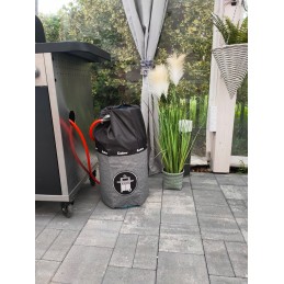 Dangtis 5 kg dujų balionui su silikoninėmis kojelėmis, atsparus UV spinduliams