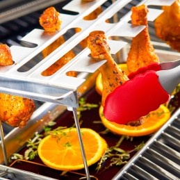 „Broil king“ lentyna su kepsnine, blauzdelėmis, sparneliais, vištiena ant grotelių