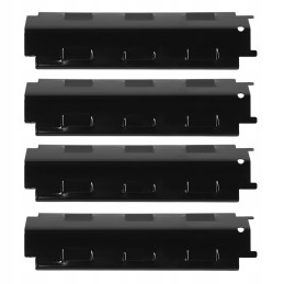 Universalus degiklių konteineris, 37 x 11 x 3,6 cm, 4 vnt., liepsnos padėklas, porcelianas, plienas, daugumos dujinių grilių ats