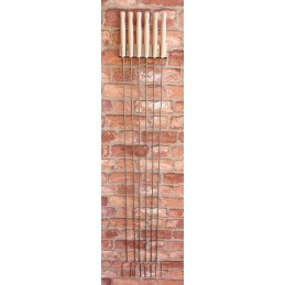 Wp šakės laužo stulpai 6 nerūdijančio plieno rankena 115