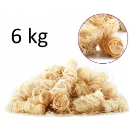 Ekologiškas ugnies starteris iš medžio vatos 6 kg - švari ugnis be cheminio kvapo
