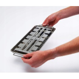 Broil King 64152 blauzdelių kabykla su kepimo skarda