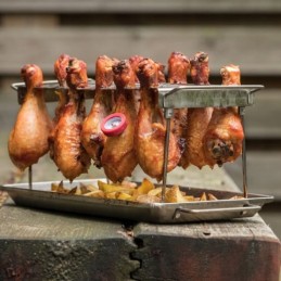 Broil King 64152 blauzdelių kabykla su kepimo skarda