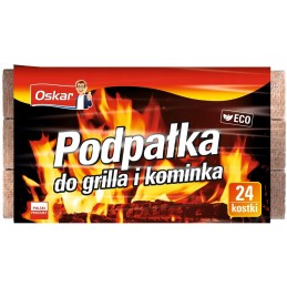 Oskar žiebtuvėlis griliui ir židiniui 24 vnt x 42 pak