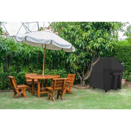 Brezentinis užvalkalas sodo griliui 147x61x122cm