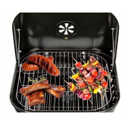 Sodo grilis su šarnyriniu dangteliu + ratukai