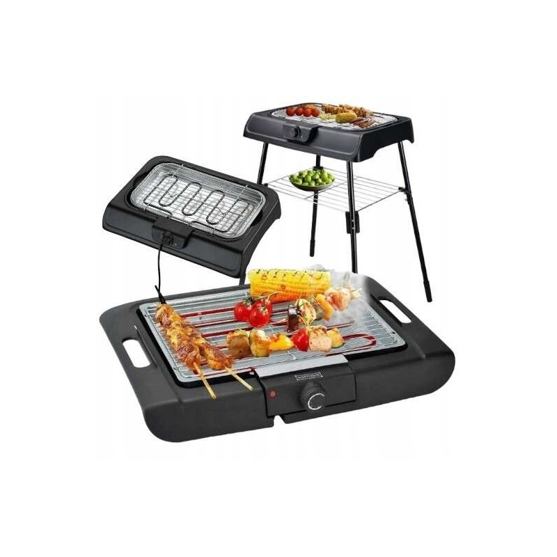 2 viename stovi elektrinė sodo kepsninė, 2000 vatų