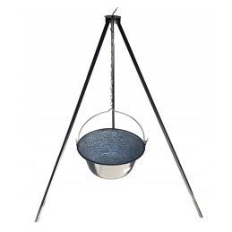 Pardavimo objektas - trikojis + 6l emaliuotas vengriškas katilas