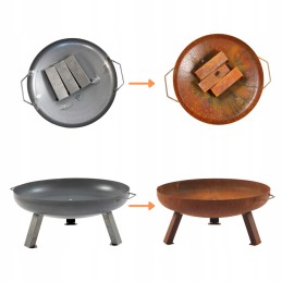 Hoy 55 sodo židinys, suvirintas iš 4 elementų