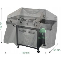 Neperšlampamas, patvarus užvalkalas 170 cm kepsninei