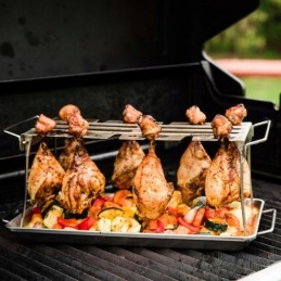 Broil King 64152 blauzdelių kabykla su kepimo skarda