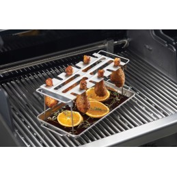 Broil King 64152 blauzdelių kabykla su kepimo skarda