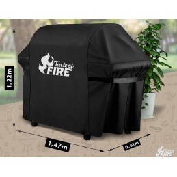 Dengiamas brezentinis užvalkalas XXL sodo kepsninei, atsparus vandeniui, universalus