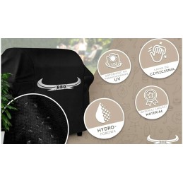 Dengiamas brezentinis užvalkalas XXL sodo kepsninei, atsparus vandeniui, universalus