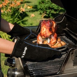 Broil king odinės kepsninės pirštinės, tvirta rankena, aukštos kokybės