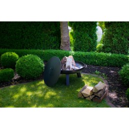 Dangtis apvalioms 60 cm grilio duobėms