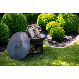 Dangtis apvalioms 60 cm grilio duobėms