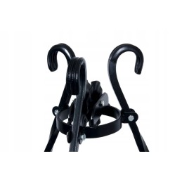 Trikojis grotelės sulankstytos iš dekoratyvinės susuktos strypo, 185 cm