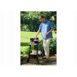 Grillmeister grilis ant ratukų su nuimamu iešmu 84 x 86 x 45 cm