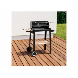 Grillmeister grilis ant ratukų su nuimamu iešmu 84 x 86 x 45 cm