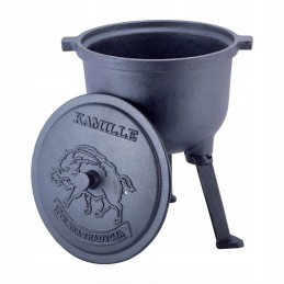 Ketaus medžioklinio puodo katilas, 5l