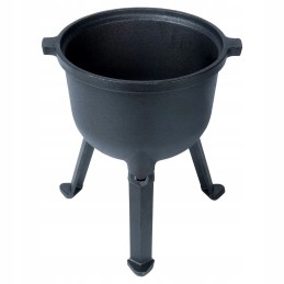 Ketaus katilas ant kojelių su dangteliu, liejimo linija, 4 l, vilde