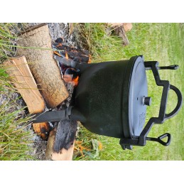 Ketaus katilas ant kojelių su dangteliu, liejimo linija, 4 l, vilde